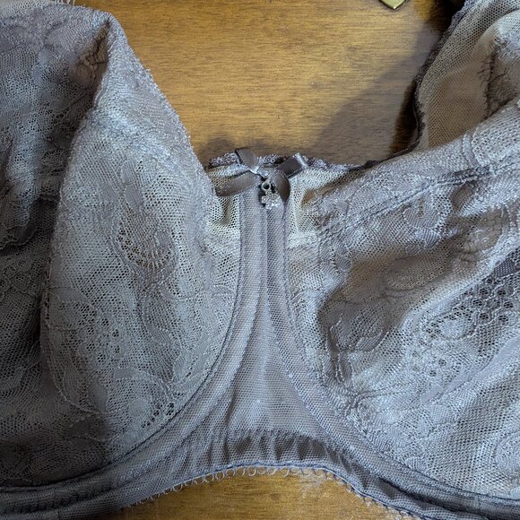 Wacoal Women’s Retro Chic Full Figure Underwire Brown Cappuccino 36DD - Picture 2 of 8